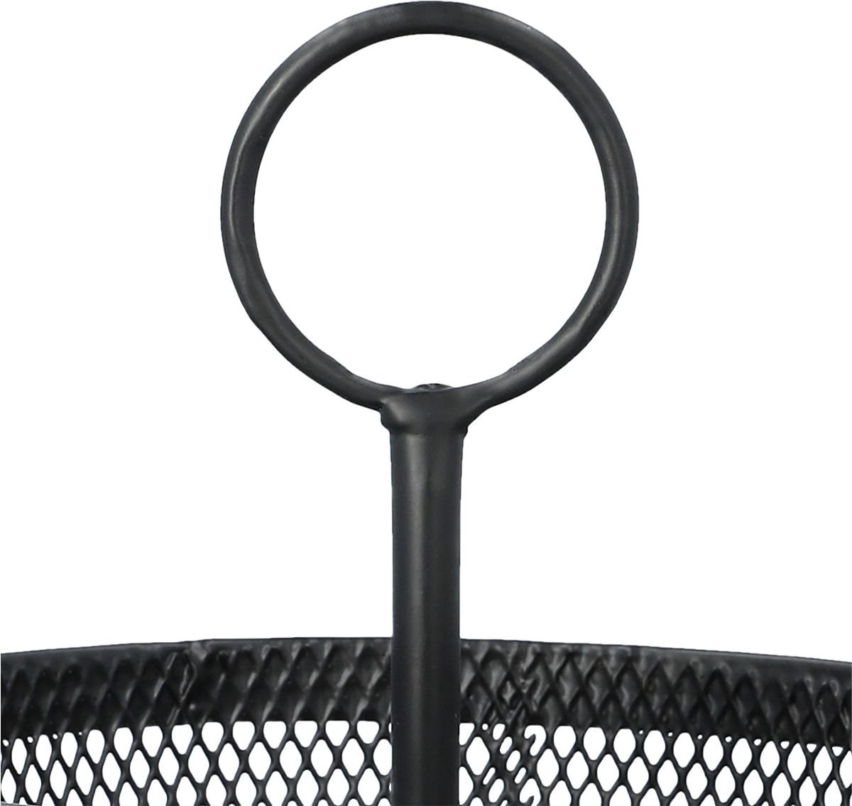 Homla GRIDIO Mand met twee verdiepingen zwart 31x26 cm