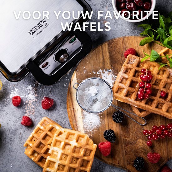 Camry CR 3046 - Wafel maker - 1600 Watt van Camry — afbeelding 3