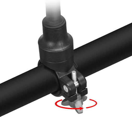 Decopatent® Rétroviseur vélo Ebike - Vélo - VTT - 1x Rétroviseur vélo sur guidon - Gauche - Droite - Rétroviseur 360° réglable