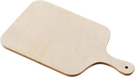 Foto: Fsc houten pizzaschep met handgreep pizzaspatel broodschep pizza schep vierkant afm 26 x 20 x 0 8 cm 