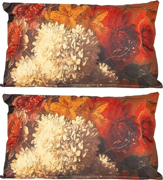 Set van 2 blauwe polyester ligstoelkussens 186 x 53 x 5 cm