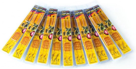 EXC Carp Rig 333 BARBLESS - Haakmaat #2 - 25lb - 2 stuks - 20cm - Weerhaakloze Karper Onderlijnen - Karper vissen van Merkloos — afbeelding 3
