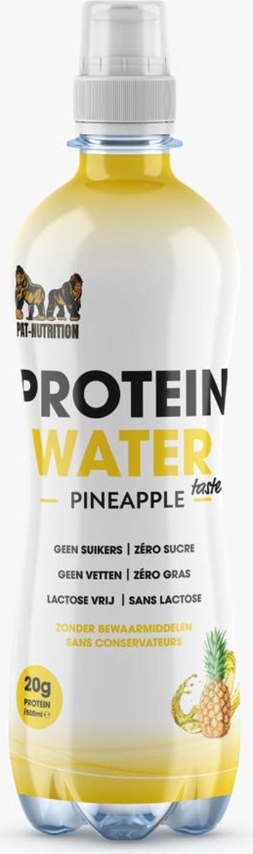 Pat Nutrition - Protein Water Pineapple (6x500ml) Ananas smaak