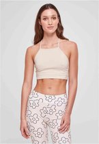 Urban Classics - Triangle Crop top - XL - Gebroken wit