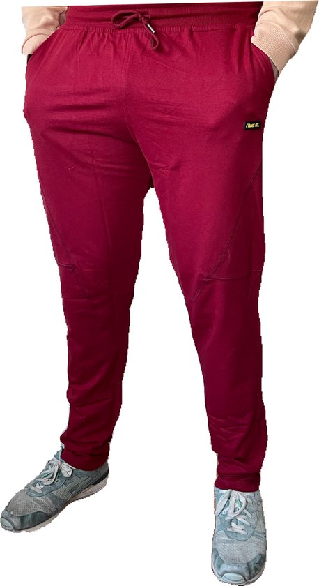 Pantalon de survêtement homme Embrator avec jambes étroites droites rouge taille M