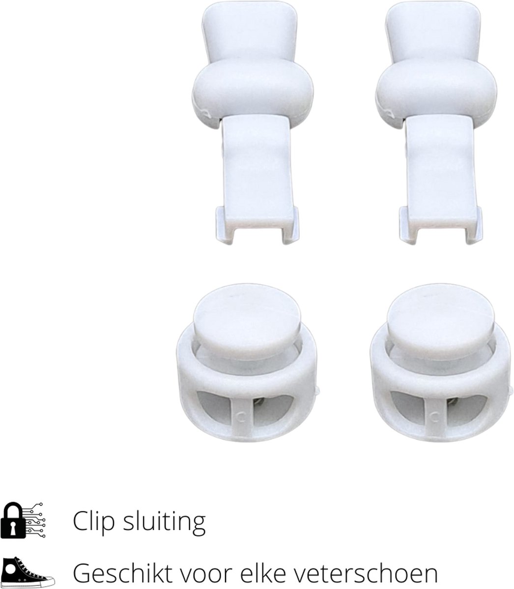 Beste Veters Lock laces Elastische schoenveters Hardlopen Veters 100 cm bol