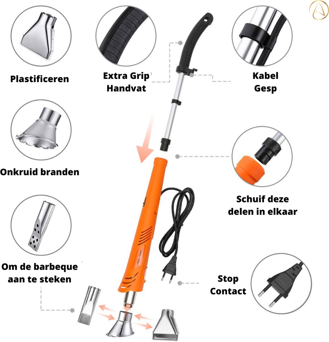 EUROM Electric Weedburner 2-in-1 kopen