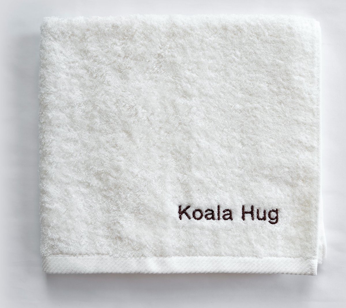 KOALA HUG TENCEL™ lyocell handdoek 60x110, Off white; sneldrogend & antibacterieel | ecologisch