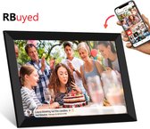 RBUYED - Digitale fotolijst met WiFi en Frameo App - 10.1 inch HD+ IPS Display - Fotokader met Touchscreen - 16GB - Zwart - frameo digitale fotolijst - digitale fotokader - digitaal fotolijstje