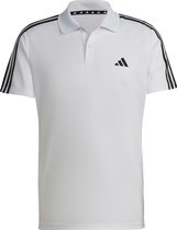Adidas Tr-es Pique 3 Polo Met Korte Mouwen Wit M / Regular Man
