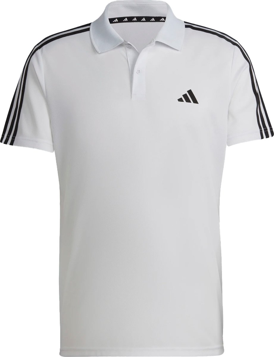white adidas polo shirt
