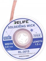RELIFE RL-3015 - Soldeerlint - 3mm - 1.5 meter