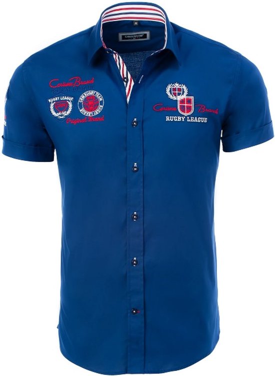 Carisma Overhemd Korte Mouw Blauw Premium 9002 - L | bol.com