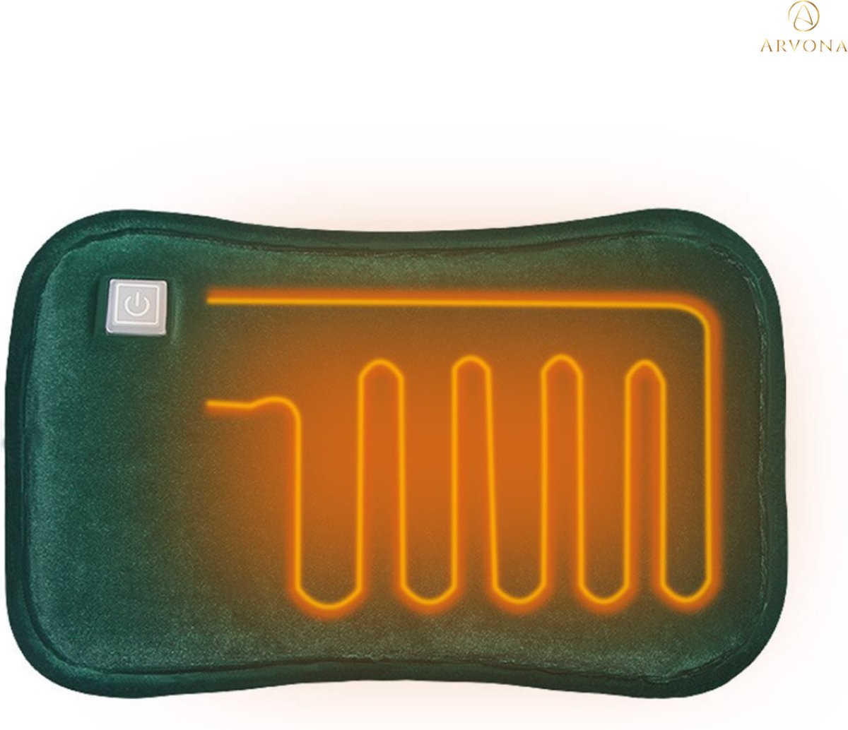 Chauffe-mains électrique Rechargeable En Forme De Canard - Écran Numérique - Batterie Intégrée - Taille ~10,5x7,5 Cm - Port USB-C - 8