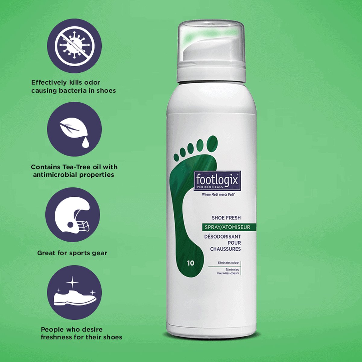 Footlogix Schoen Deodorant Spray