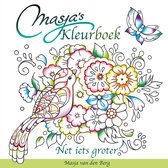 Masja van den Berg- Masja's Kleurboek- Net iets groter- kleuren voor senioren - kleuren voor volwassenen