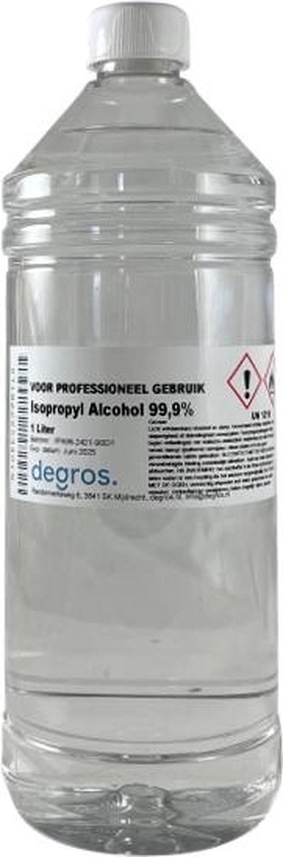Isopropylalcohol 99,9% Extra Zuiver 5L X2 - IPA Reiniger & Ontvetter Gemaakt In Frankrijk - EP/USP Grade