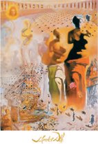 Mini kunstposter - Salvador Dalì - De hallucinogene toreador - 24x30 cm