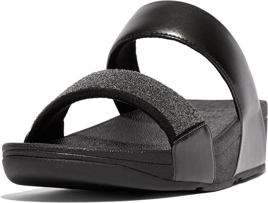 FitFlop Lulu Opul Slides ZWART - Maat 38