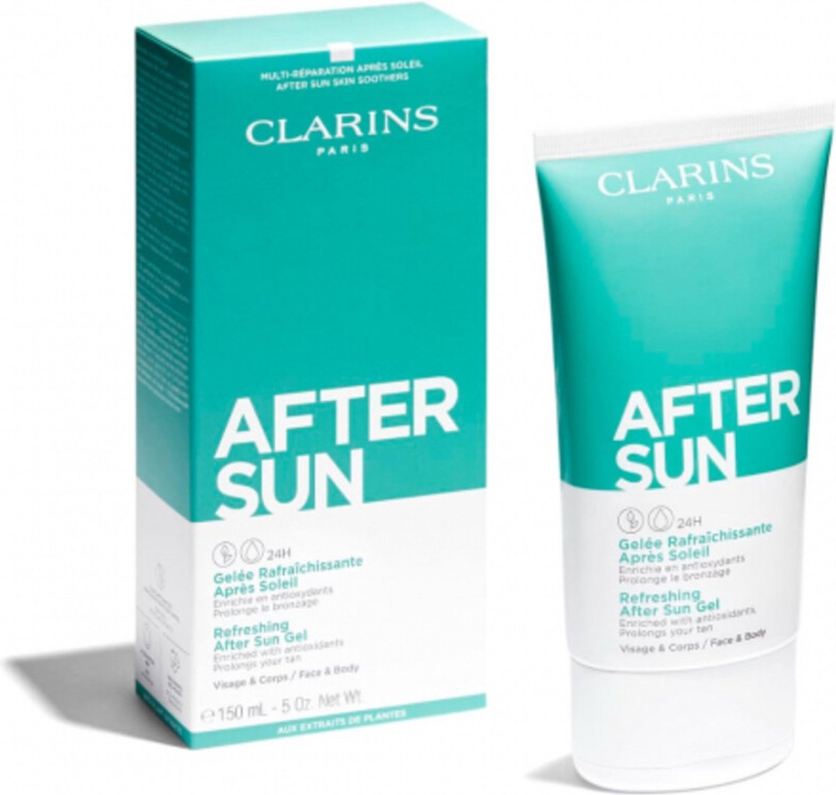 Clarins After Sun Gel - gezicht en lichaam - After Sun - 150 ml - Clarins