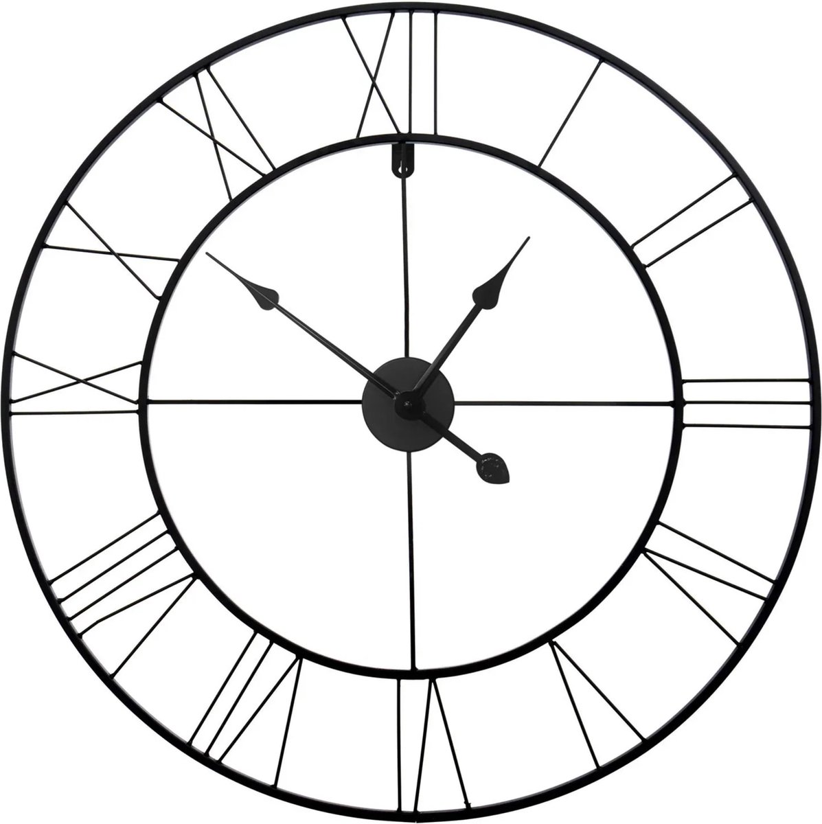 Draadloze Wandklok NESIFEE Horloge Radio Pilotée 30 Cm