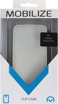 Mobilize Ultra Slim Flip Case White voor Apple iPhone 5C
