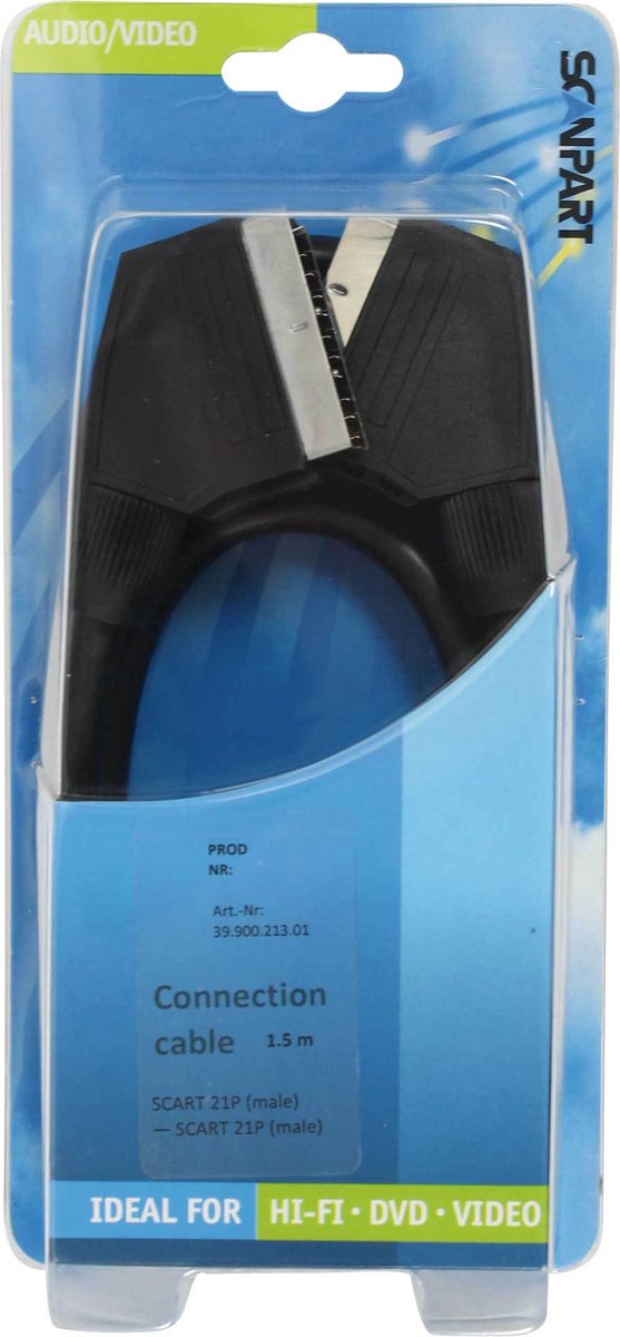 Bandridge SCART Audio Video Cable, 1.0m