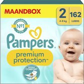 Bol.com Pampers - Premium Protection - Maat 2 - Maandbox - 162 stuks - 4/8 KG aanbieding