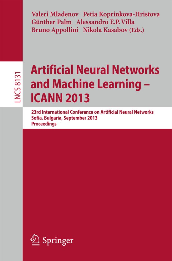 Lecture Notes in Computer Science8131- Artificial Neural Net ... - cover