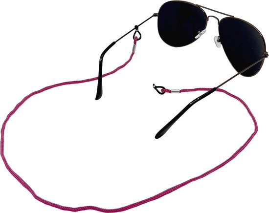 Brillenkoord - Brilkoord - Brilketting - Bril accessoires - 60 cm - Basic - donkerroze