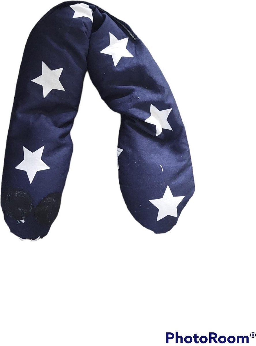 verzwaringsslang- verzwaringsknuffel blauw ster
