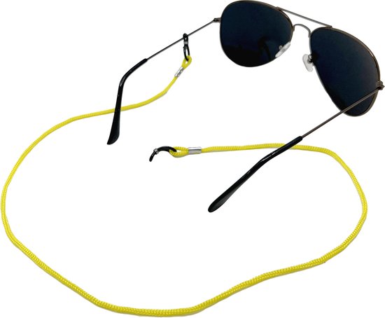 Brillenkoord - Brilkoord - Brilketting - Bril accessoires - 60 cm - Basic - geel