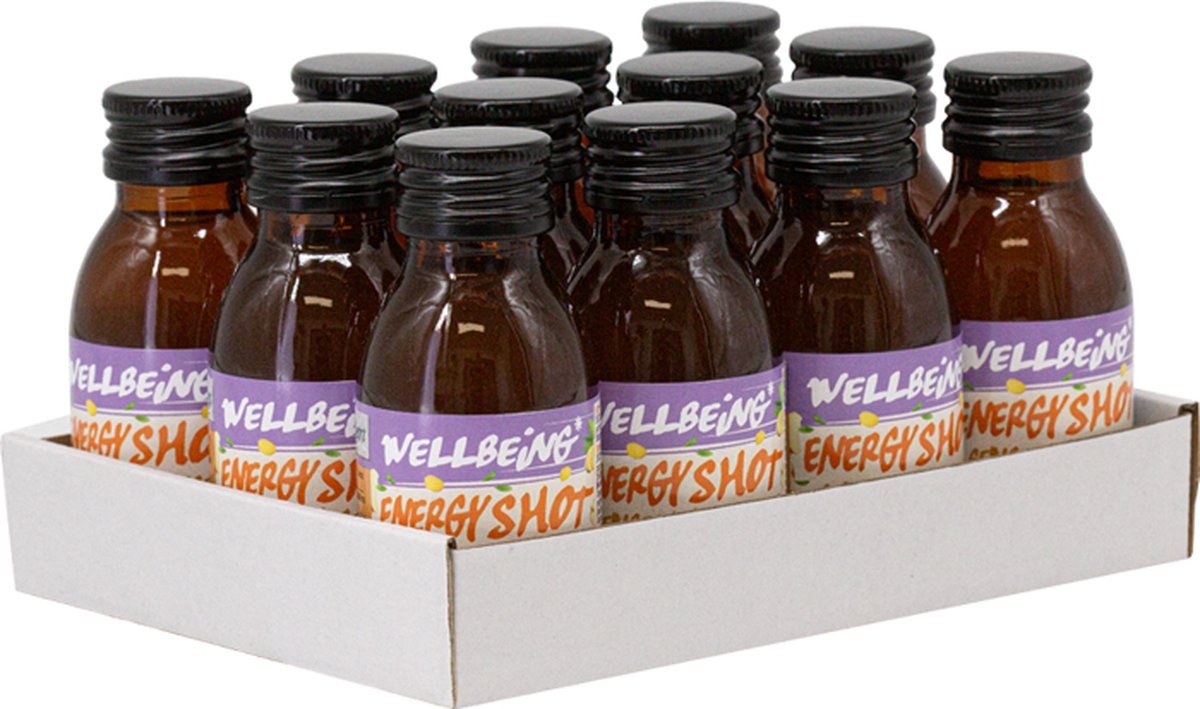 Damhert | Wellbeing | Energy Shot Gember | 12 Stuks | 12 x 75 ml