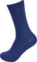 10 paar Dames Sokken - 100% Katoen - Naadloos - Marineblauw - Maat 35-38