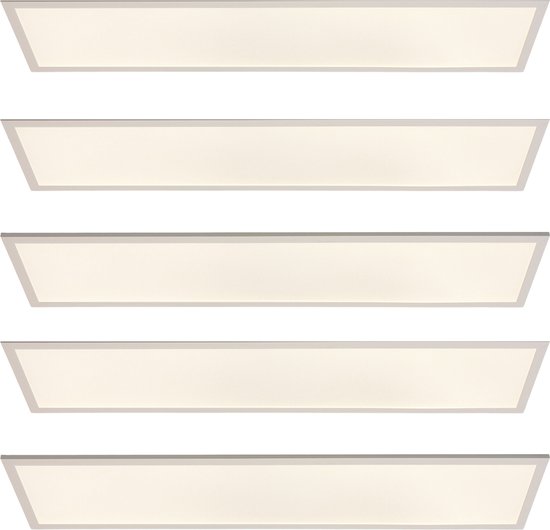 ProLong LED Panelen 30 x 120 cm - Rechthoek - Warm wit - 40W - 4000 lm - Voordeelverpakking - 5 stuks