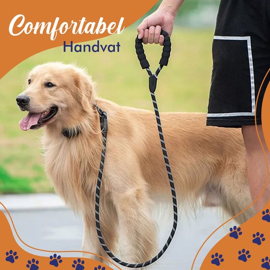 Laisse pour chien mains libres - Comprend un bol de nourriture et d'eau - Laisse de course pour chien - Laisse avec ceinture de hanche - Laisse - Laisse pour chien - Résistant à l'eau et absorbant les chocs