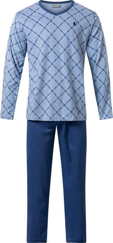 Gentlemen - zomer heren pyjama 944231 - V-hals - maat 3XL