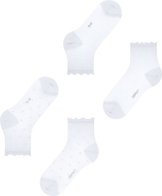 Esprit FINE RHOMB 2-PACK - Chaussettes - Sortiment/noir