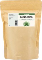 Carnauba Wax 100% Plantaardig & Puur - 500gr - Carnaubawas Heeft Hydraterende en Beschermende Eigenschappen - Gebruik om Zelf Kaars of Natuurlijke Lippenbalsem te Maken - Puur en Plantaardig Carnaubawax