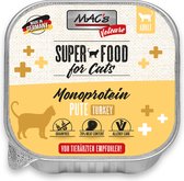 MAC’s Vetcare Kattenvoer - Mono proteïne - 70% Kalkoen - 8 x 100g