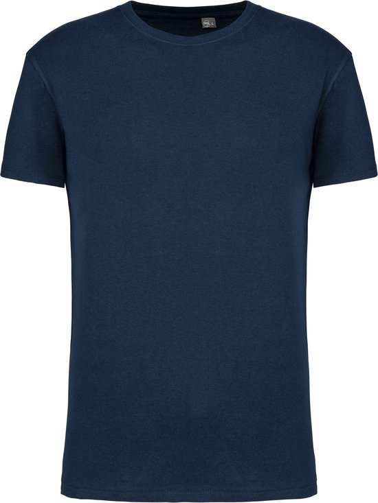 Biologisch unisex T-shirt ronde hals 'BIO190' Kariban Donkerblauw - M
