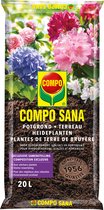 COMPO SANA Terreau Plantes de bruyère - engrais inclus avec effet 100 jours - pour toutes les plantes acidophiles - pour une belle floraison - 20L