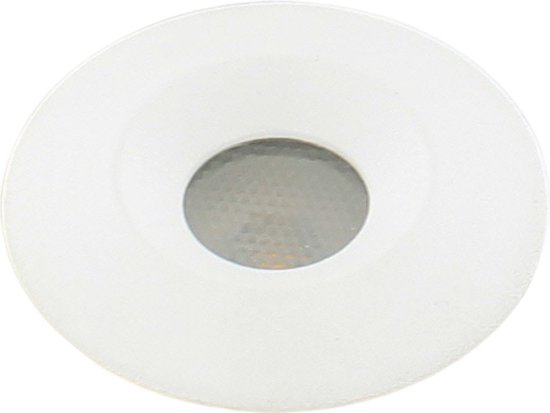 Mini Wit Badkamer Spotje - IP68 - Douche Nis Verlichting - Volledig waterdicht - 3 Watt LED - Sfeervol en warm licht