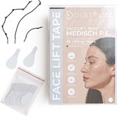 Destined® Facelift tape - 80 stuks - Facelift apparaat - Face tape - Huidverjongingsapparaat - Chirurgie alternatief - Donker