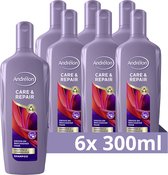 Bol.com Andrélon Care & Repair Shampoo - 6 x 300 ml - Voordeelverpakking aanbieding