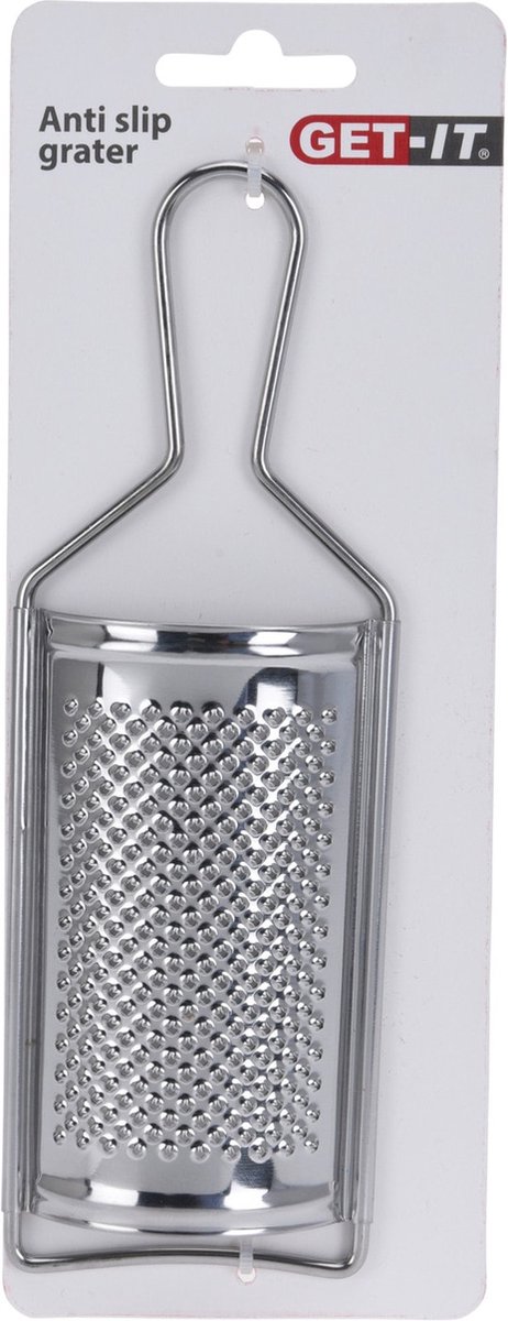 Rasp met handvat anti slip -RVS - roestvrijstaal - 18,5 cm