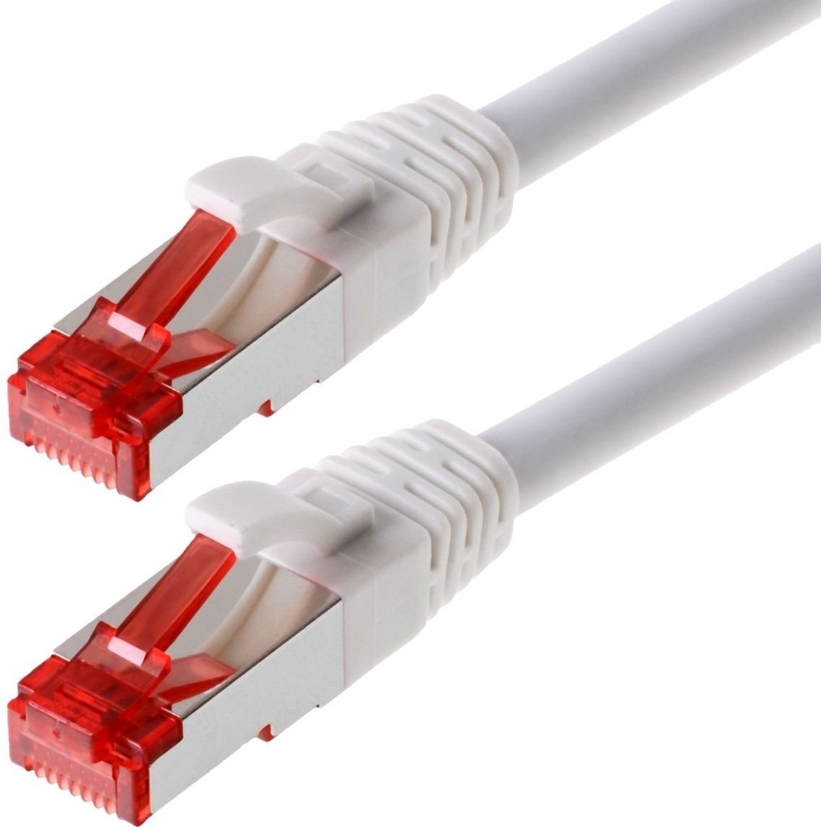 Helos CAT6 S/FTP (PIMF), 20m netwerkkabel Wit SF/UTP (S-FTP)
