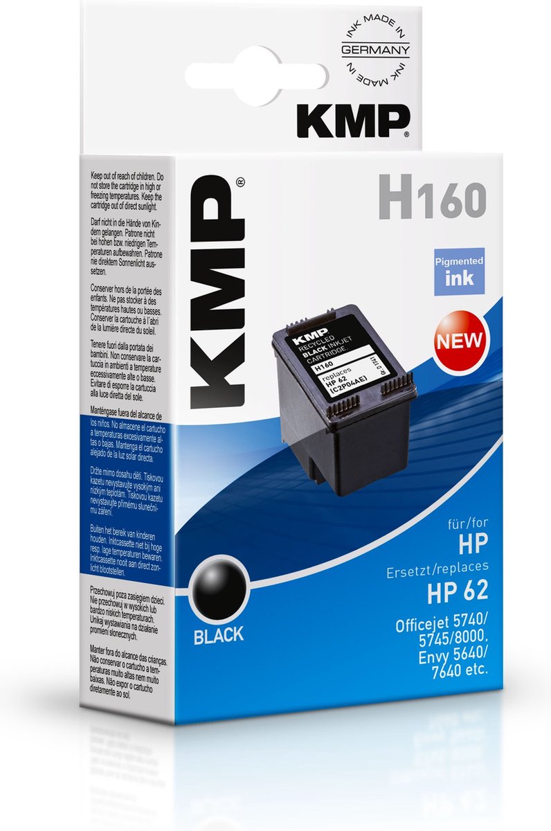 KMP H160 inktcartridge Zwart