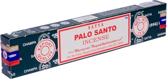 Satya Nag Champa Palo Santo Räucherstäbchen – 3 Packungen à 15 G, Handgerollt – Für Meditation, Entspannung & Raumduft