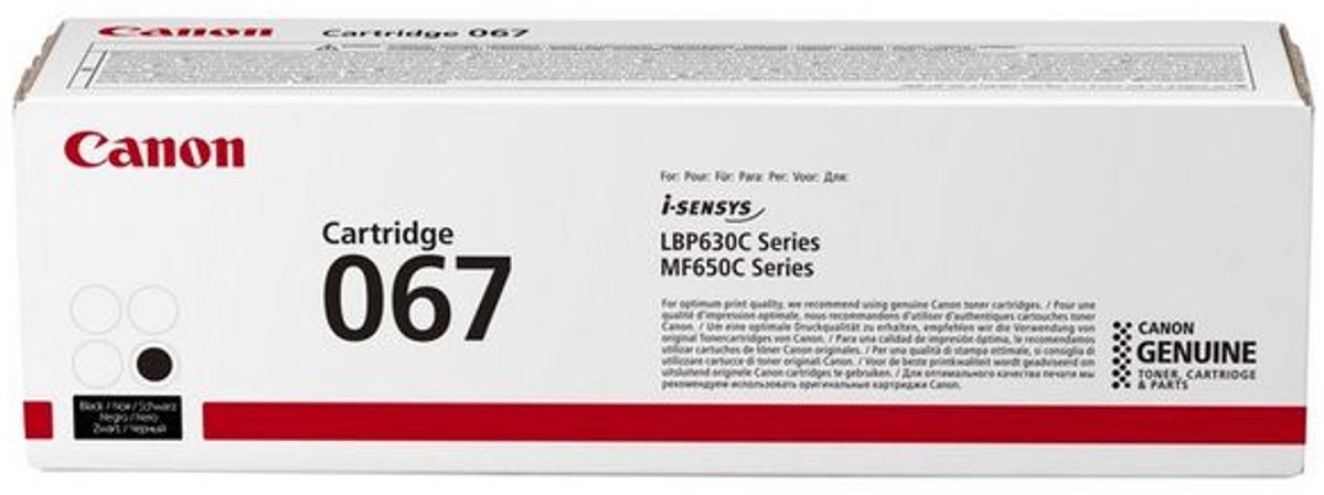 Canon 067 Toner Zwart